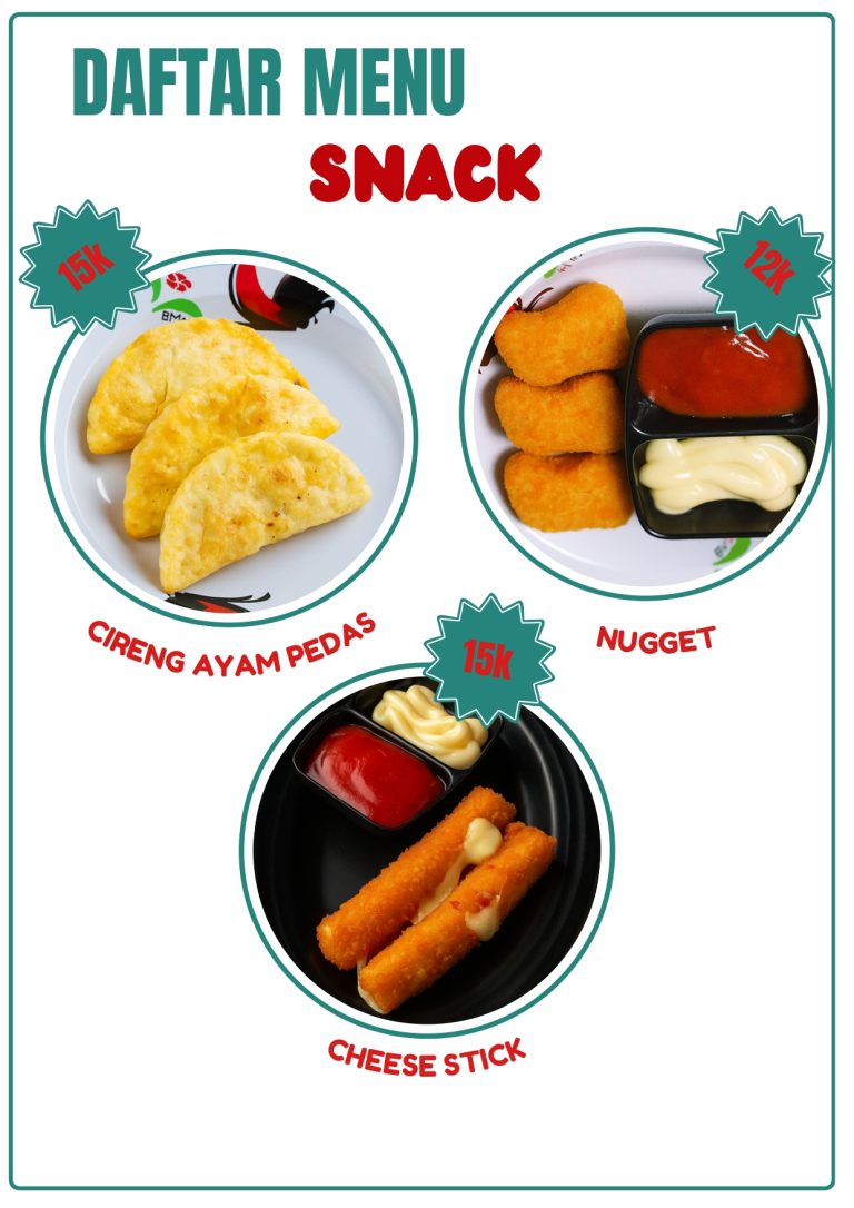 Daftar Menu Snack